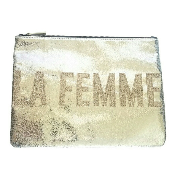 Express Handbags - Express La Femme Metallic Clutch Express Handbags - Express La Femme Metallic Clutch